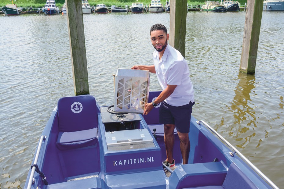 iKapitein ecosloep met oprichter Wesley dos Santos