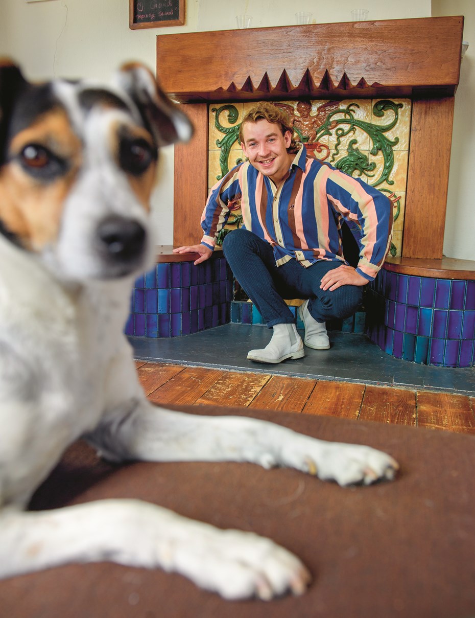 Sebastiaan en hond